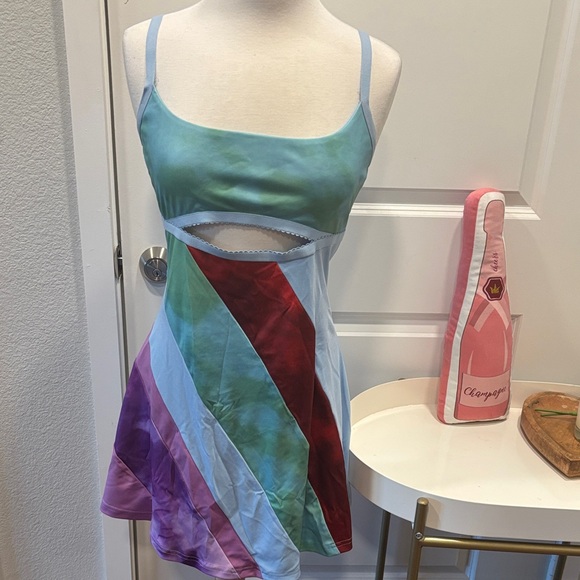 Cider Dresses & Skirts - NWT Cider Multicolor Strappy Dress with Cutout